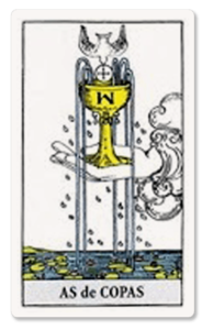 As de Copas tarot card