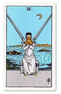 Dos de Espadas tarot card