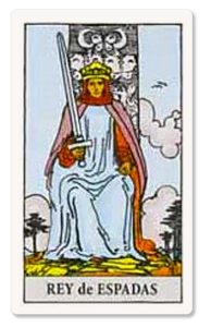 Rey de Espadas tarot card