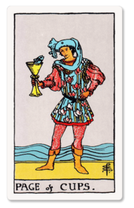 Paje de Copas tarot card